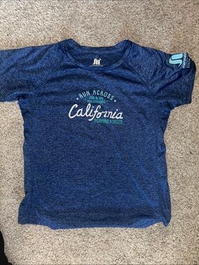 California Performance Tee - Navy Heather